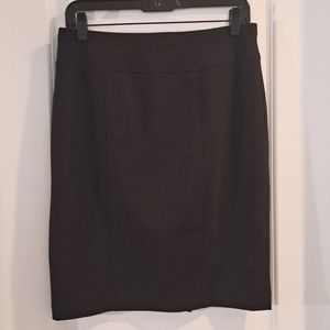 Ellen Tracy Pull-On Stretch Pencil Skirt Black Size M NWOT
